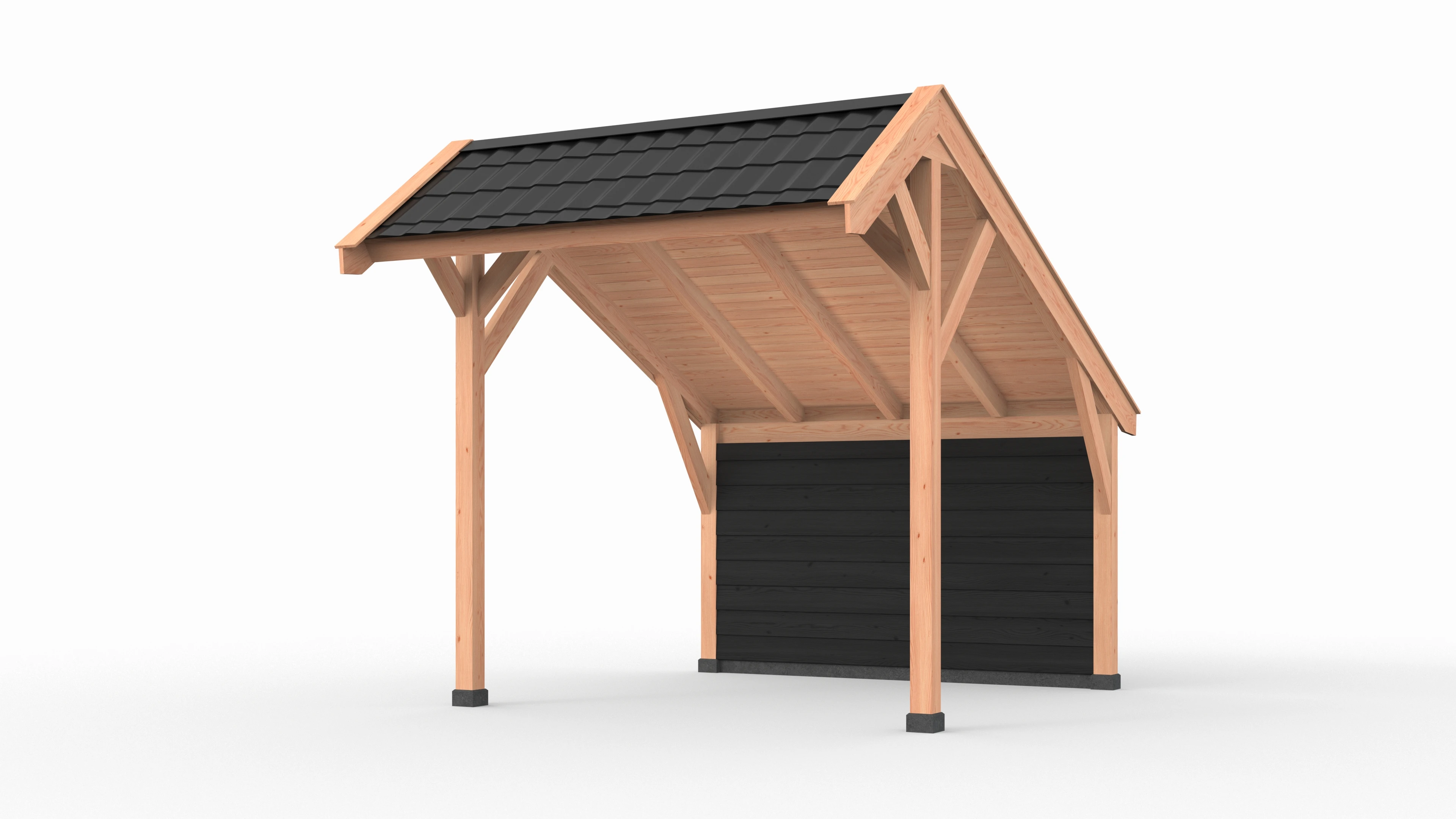 Douglas DIY kapschuur, 300 x 300, met achterwand, Westwood - Afbeelding 5